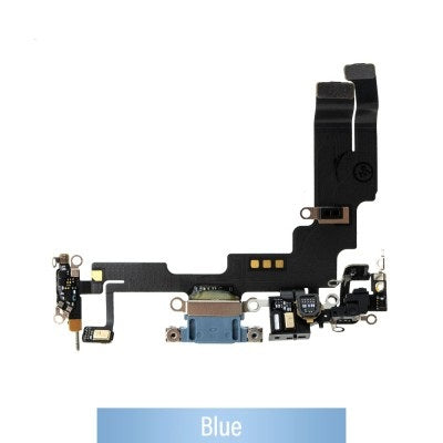 Charging Port for iPhone 14 (Purple)-Blue Charging Port for iPhone 14 (Purple)-Blue